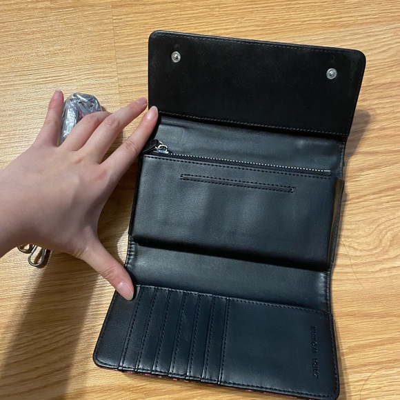 Zara Black & Pink Snakeskin Crossbag - Picture 3 of 4